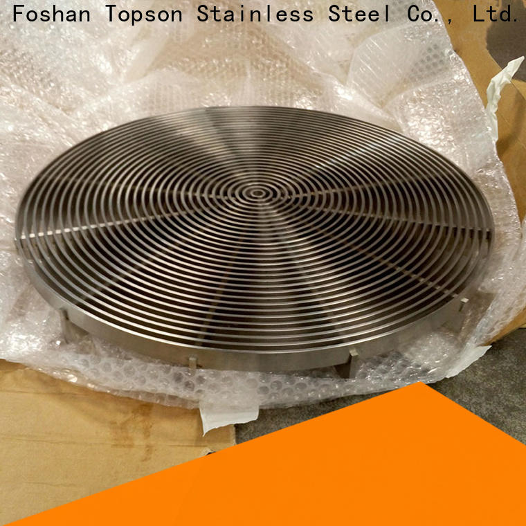 Topson durable metal grating prices manufacturers for hotel