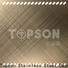 Topson blasted patterned stainless steel sheet supplier China for floor