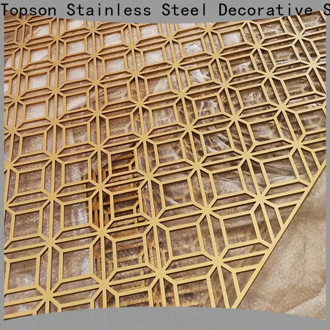 Topson Wholesale perforated wood screen in china for exterior decoration