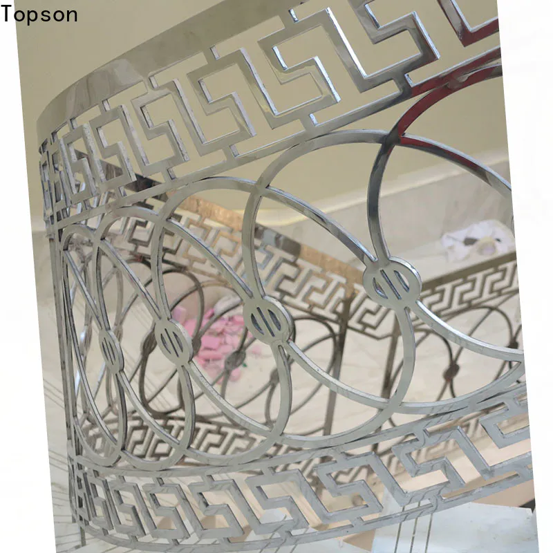 Topson high-tech cable handrails for stairs company for mall