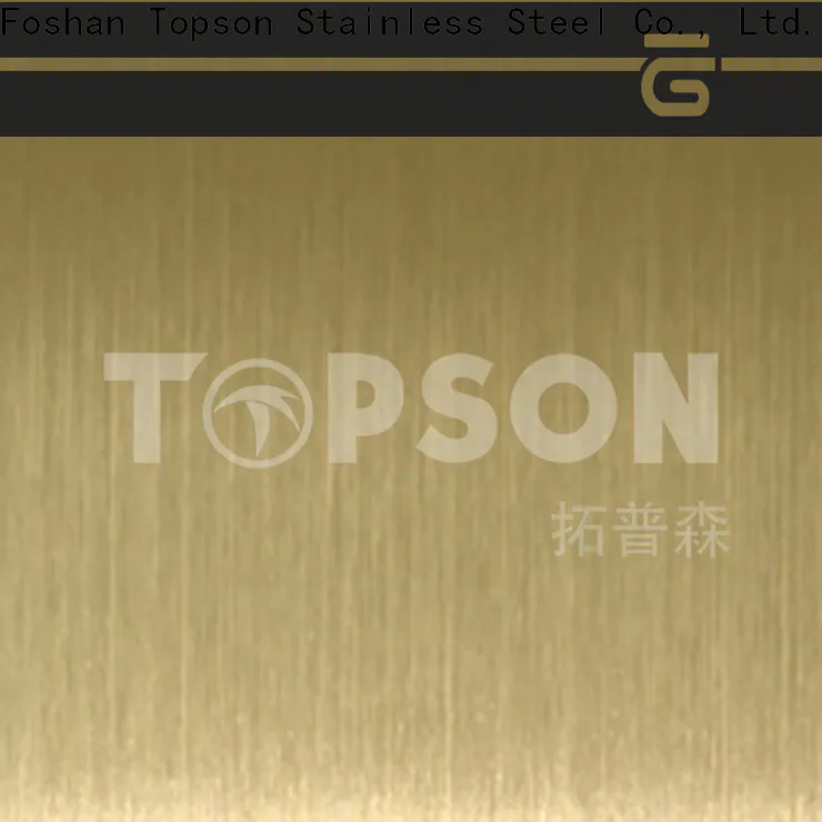 Topson blasted stainless sheets for sale Suppliers for interior wall decoration