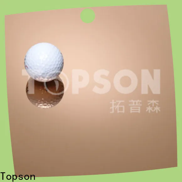 Topson vibration stainless steel etching sheet Suppliers for handrail