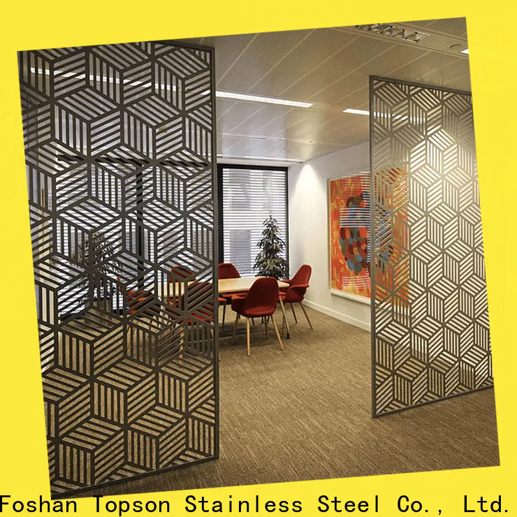 Topson stable decorative outdoor metal screens Supply for exterior decoration