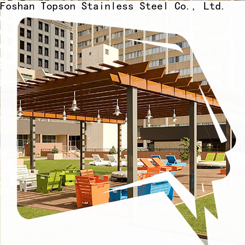 Topson pergola aluminium garden gazebo Suppliers for backyard