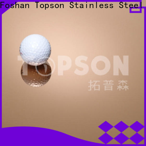 Topson metal stainless steel diamond pattern sheets factory for handrail