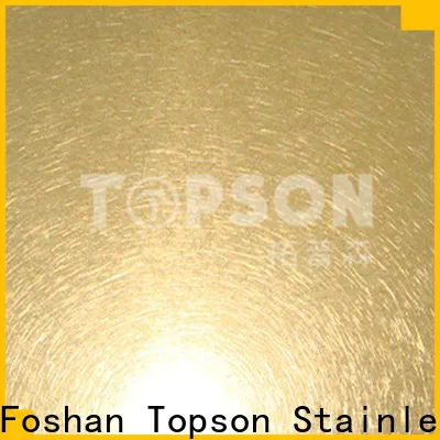 Topson mirror mirror finish stainless steel sheet Supply for vanity cabinet decoration