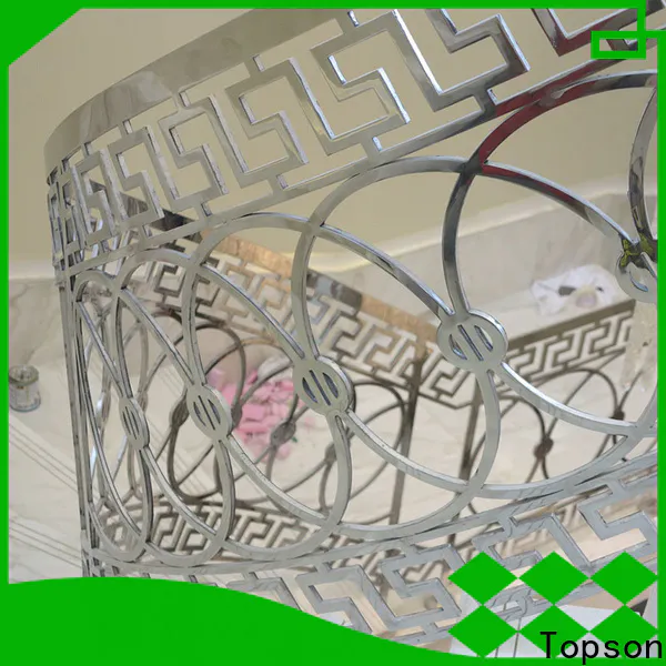 Topson New stainless steel stair banisters Suppliers for building