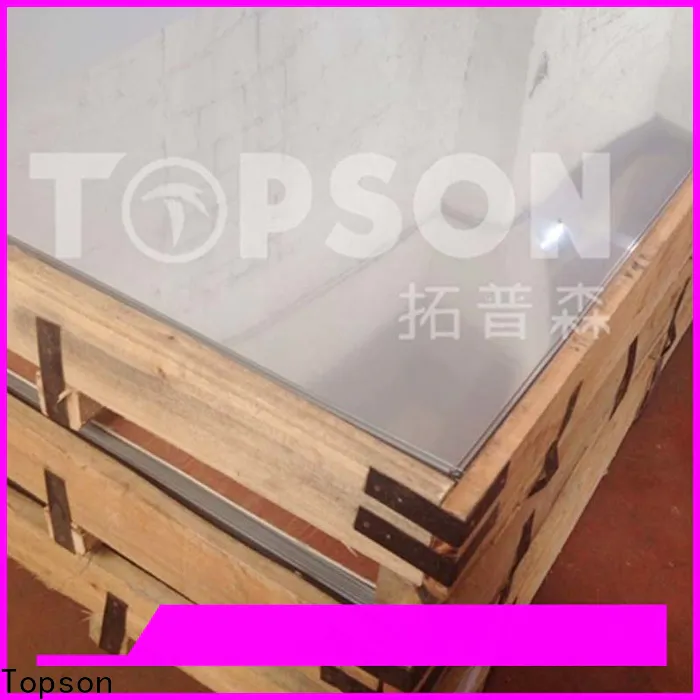 Topson sheetdecorative stainless steel sheet metal manufacturers factory for floor