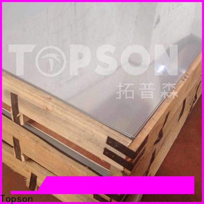 Topson sheetdecorative stainless steel sheet metal manufacturers factory for floor