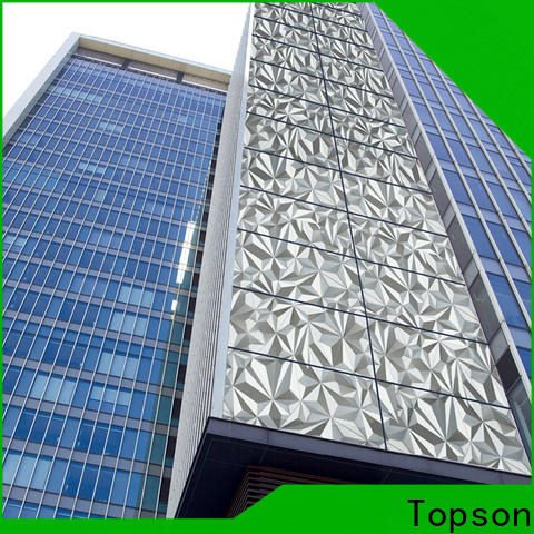 Topson professional stainless steel wall covering kitchen for wholesale for wall