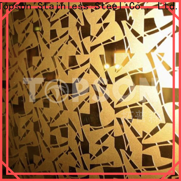 gorgeous brushed stainless steel sheet sheetmirror Supply for vanity cabinet decoration