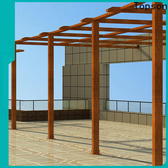 Top wholesale pergola kits coated Supply for park