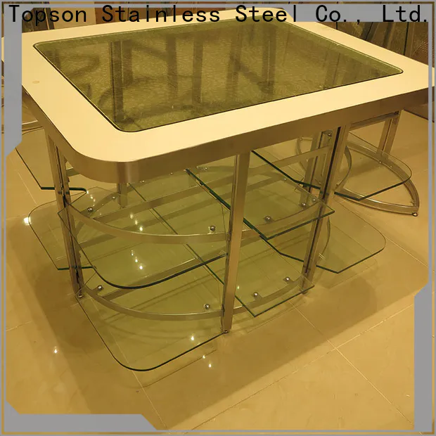Topson fine-quality metal garden table and two chairs for interior