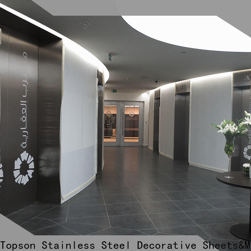 Topson cladding black steel door handles for decoration
