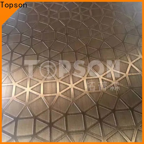 Topson metal stainless sheets for sale factory for partition screens
