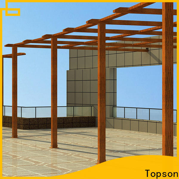 Topson frame aluminium pergola Suppliers for park