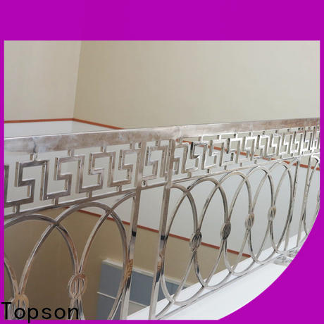 Topson balcony metal works railing for mall