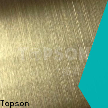 Topson etching stainless steel decorative plate factory for handrail