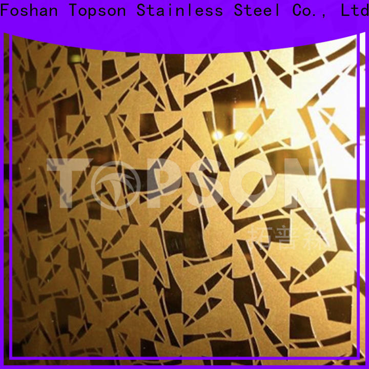 Topson magnificent stainless steel sheet metal manufacturers for business for handrail