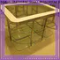 Custom patio furniture metal table metal manufacturers for hotel lobby decoration