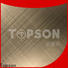 Topson stainless steel decorative sheets company for elevator for escalator decoration
