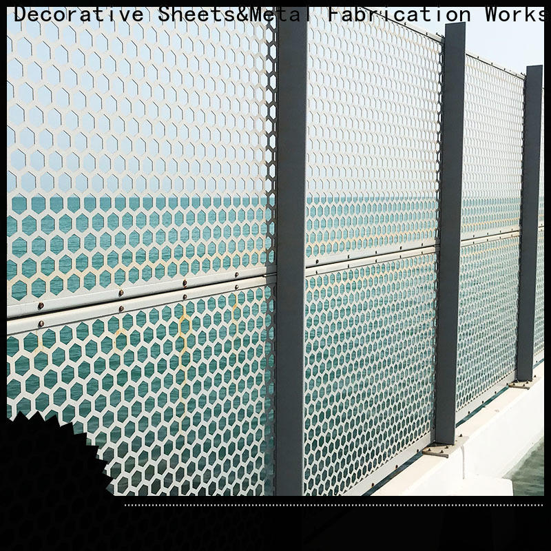 Topson chain aluminium decorative screens manufacturer for building faced