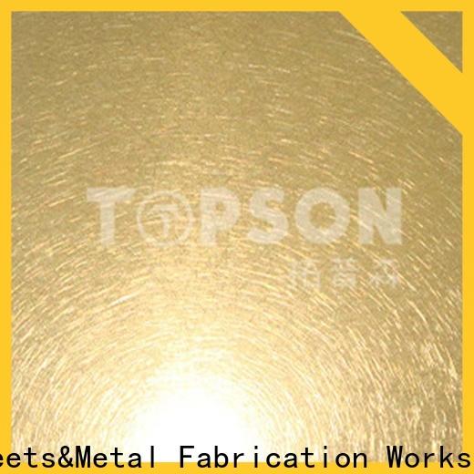 Topson finish stainless steel decorative plate Suppliers for handrail