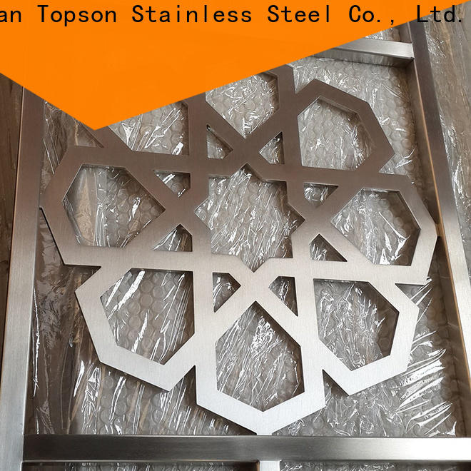 Topson special design perforated wood screen company for curtail wall