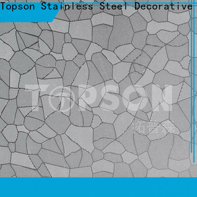 Topson gorgeous black stainless steel sheet metal for partition screens