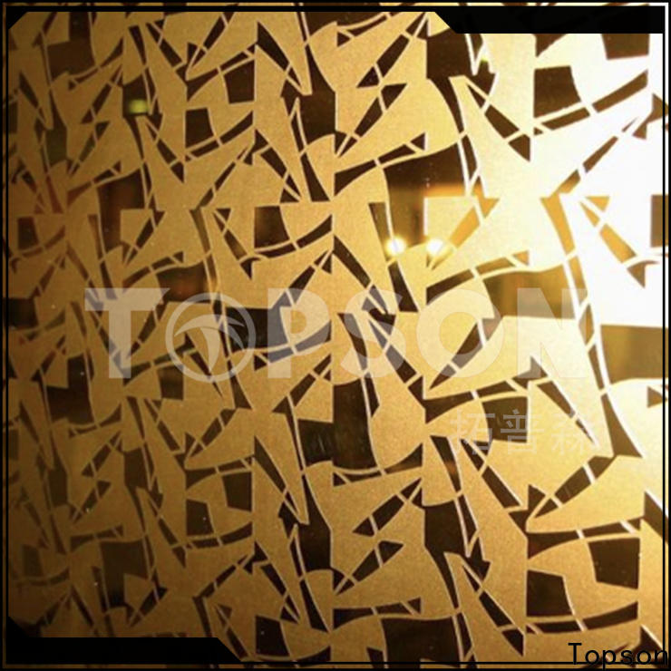 Topson metal stainless steel sheet suppliers Supply for vanity cabinet decoration