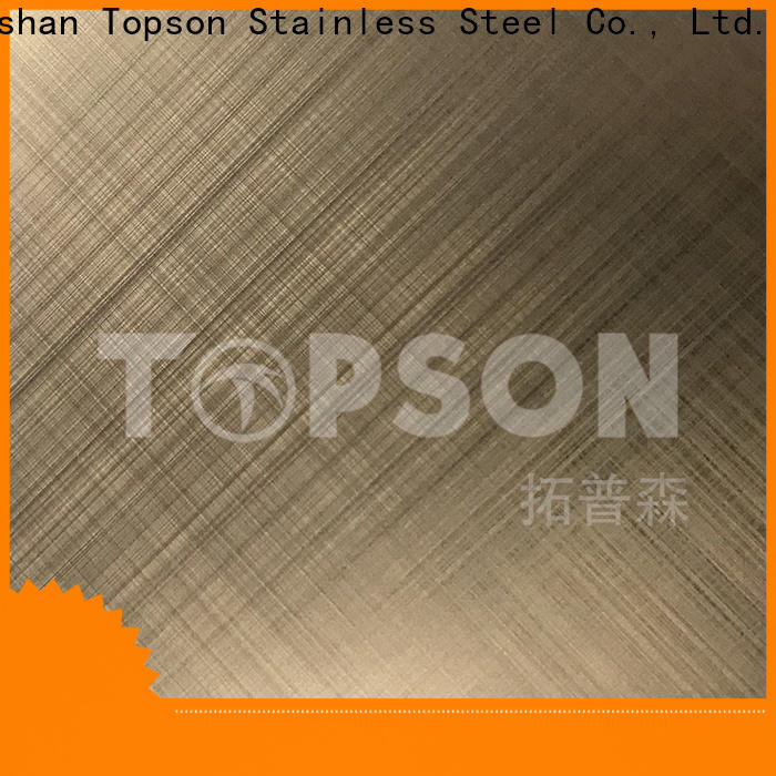 Topson blasted buy stainless steel sheet metal Suppliers for interior wall decoration