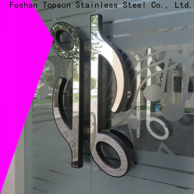 Topson cladding steel entrance doors commercial for business for roof decoration