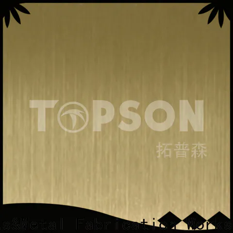 Topson raw mirror stainless steel sheet company for partition screens