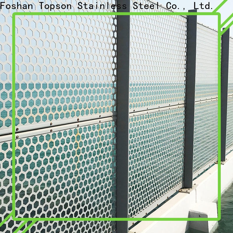 Topson metal decorative metal screen sheets manufacturer for exterior decoration
