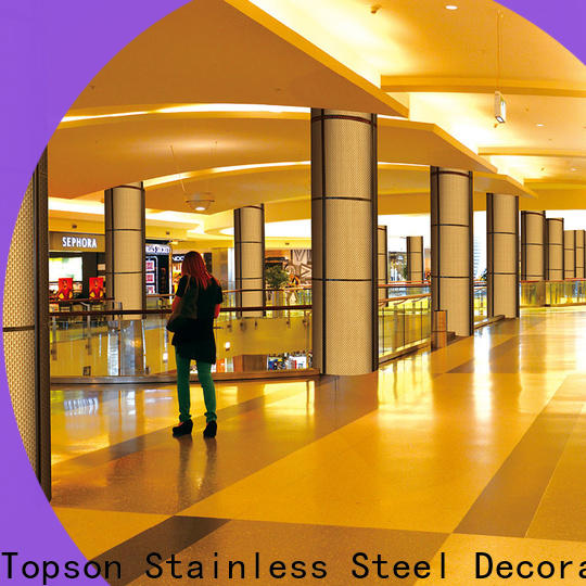Topson wall stainless steel cladding fixings factory price for wall