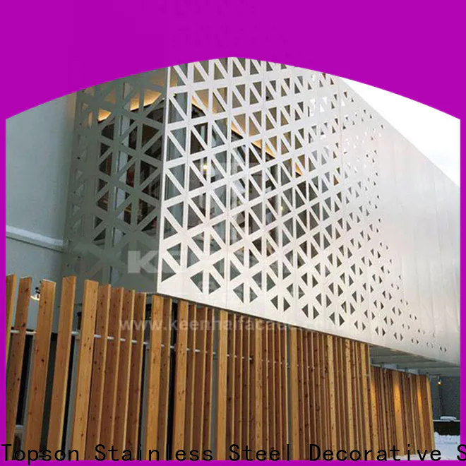 Topson panels decorative metal mesh screen from china for curtail wall