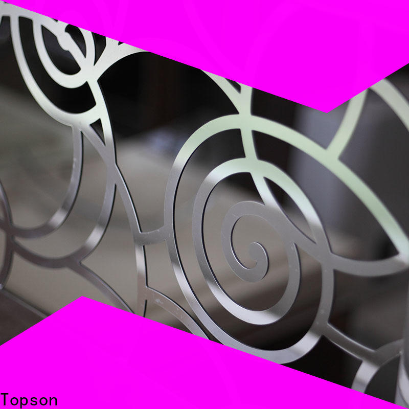 Topson elegant balustrade railing stainless steel factory for apartment