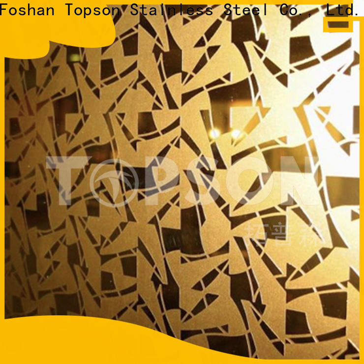 Topson sheetstainless stainless steel decorative plate Supply for handrail