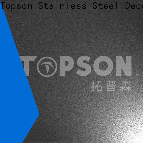 Topson gorgeous vibration finish stainless steel company for interior wall decoration