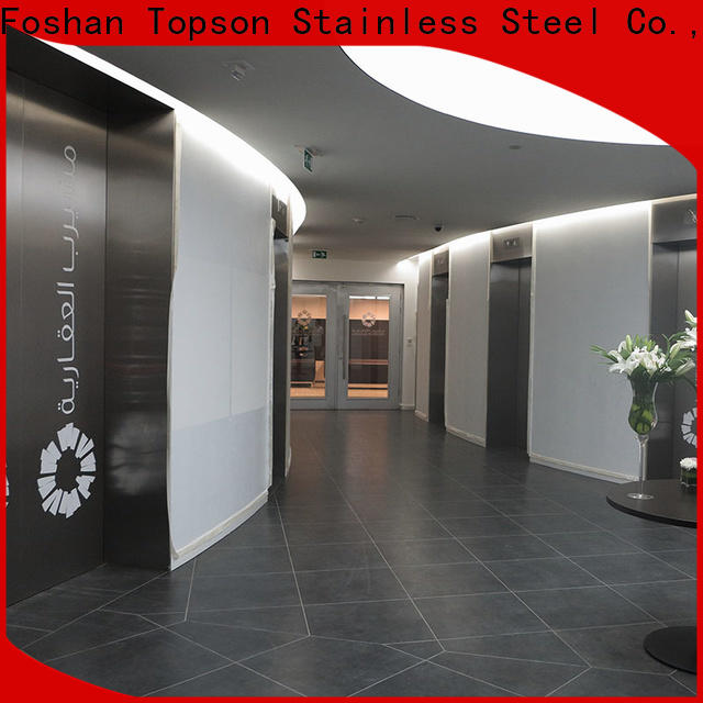 Topson Custom stainless steel kitchen cupboard door handles Supply for building facades
