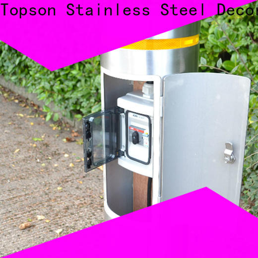 Topson High-quality automatic security bollards for business for hotel
