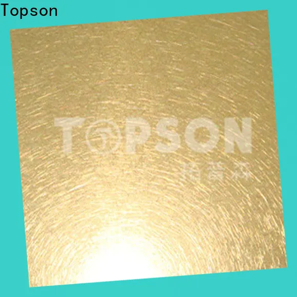 Topson embossed buy stainless steel sheet metal for business for furniture