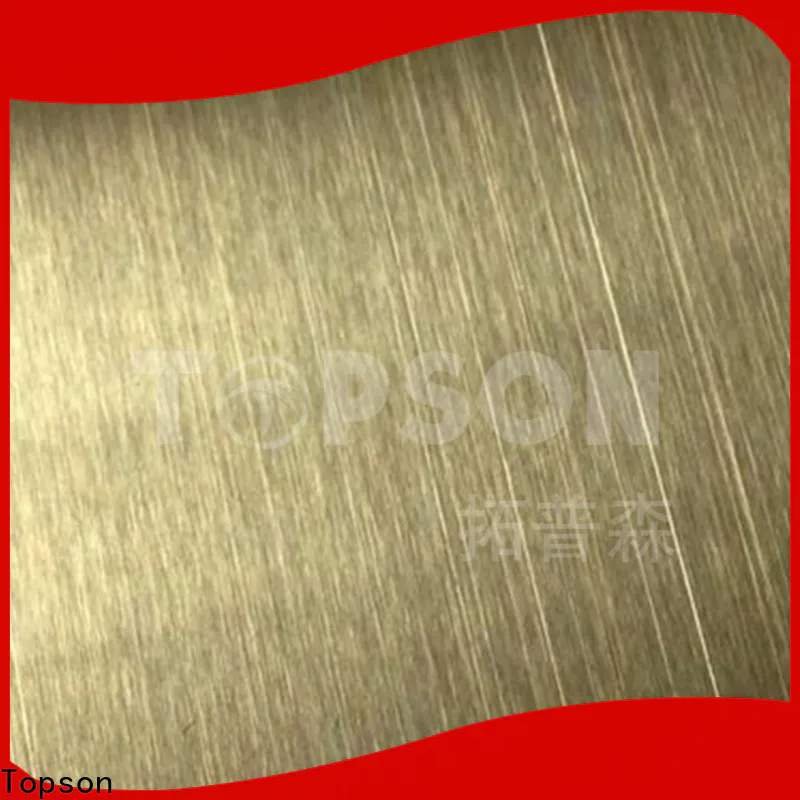 Topson Best stainless steel sheet suppliers Suppliers for vanity cabinet decoration