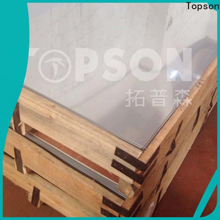 Topson finish brushed stainless sheet Suppliers for furniture