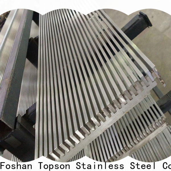 Topson cutting flat bar grating company for mall