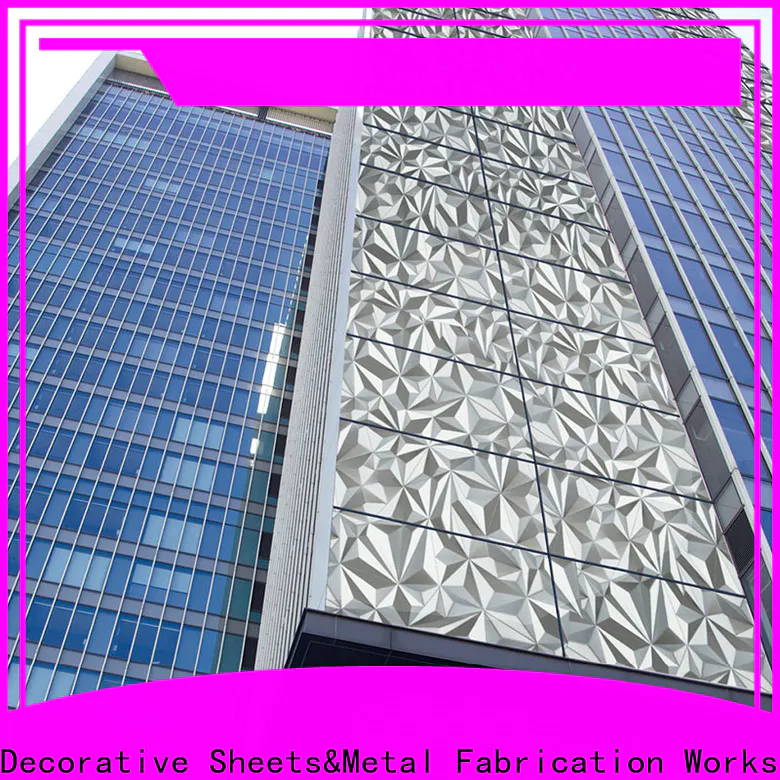 Latest steel wall cladding details cladding Supply for shopping mall