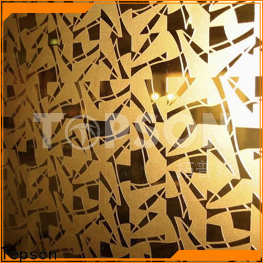 Topson brushed brushed stainless steel plate manufacturers for elevator for escalator decoration