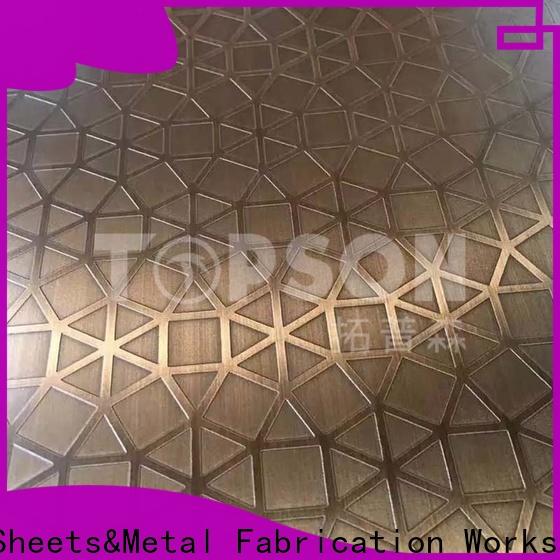 Topson gorgeous stainless steel sheet metal for sale for vanity cabinet decoration