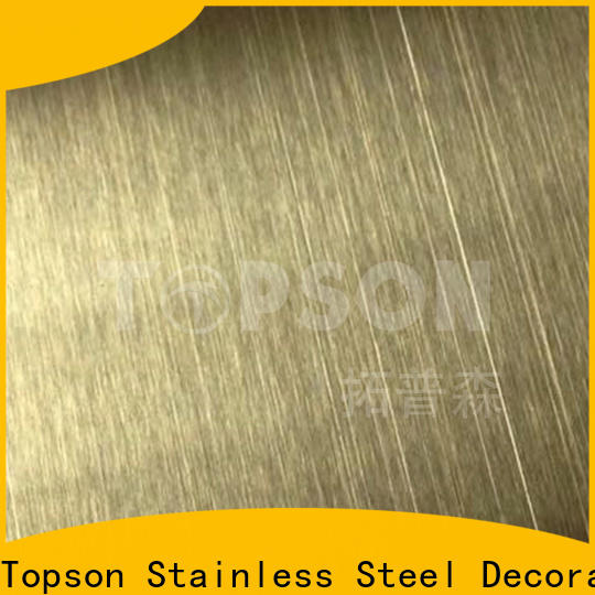 Topson stainless steel panels factory for interior wall decoration