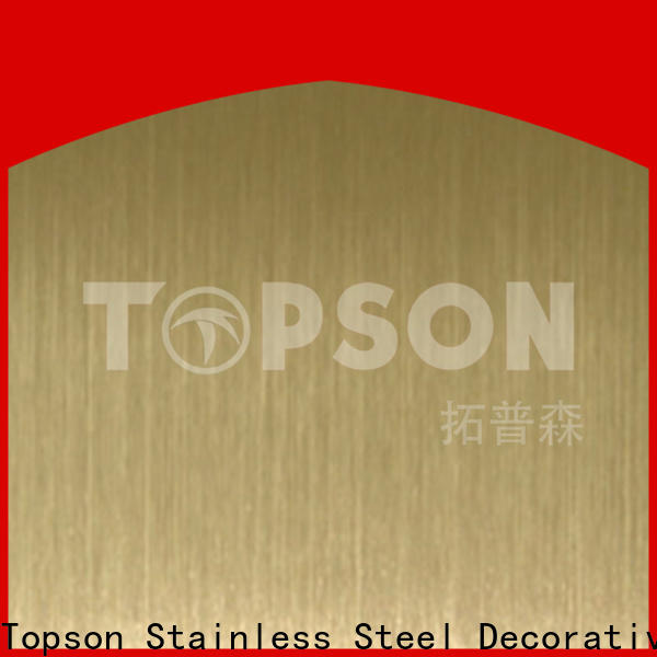 Topson antique stainless steel sheet metal manufacturers for interior wall decoration